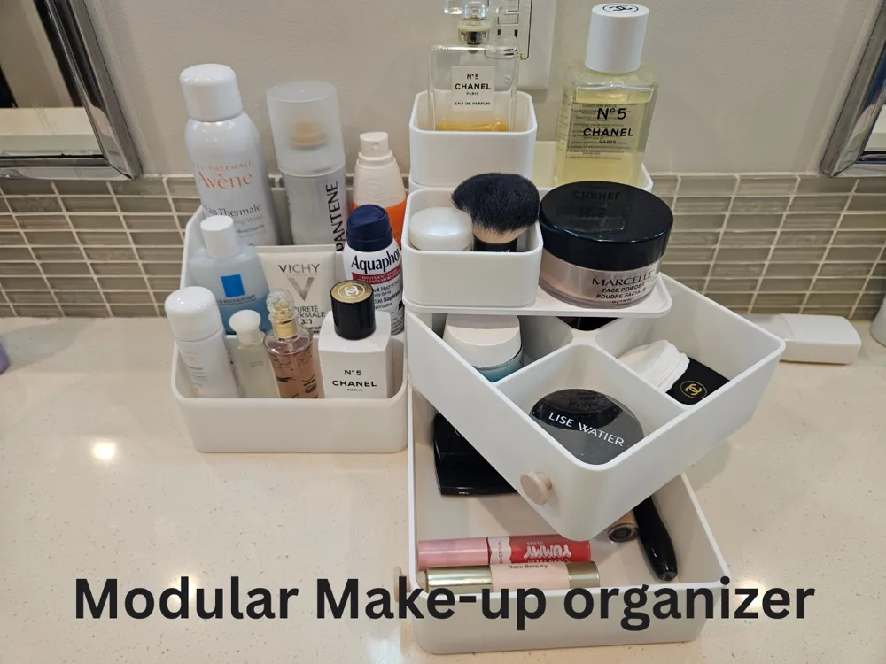 Kệ Đựng Mỹ Phẩm 3DLUXI chất liệu nhựa PLA an toàn, Gọn Gàng & Linh Hoạt