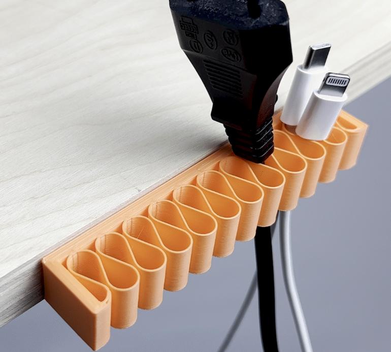 Giá Giữ Dây Cáp Đa Năng Nhà 3DLUXI – Chất Liệu Nhựa PLA An Toàn, Gọn Gàng & Tiện Lợi