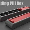 Hộp Đựng Thuốc Nhỏ Gọn Nắp Trượt Nhà 3DLUXI Chất Liệu Nhựa PLA An Toàn, Thiết Kế Tiện Ích